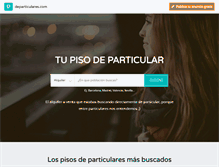 Tablet Screenshot of departiculares.com